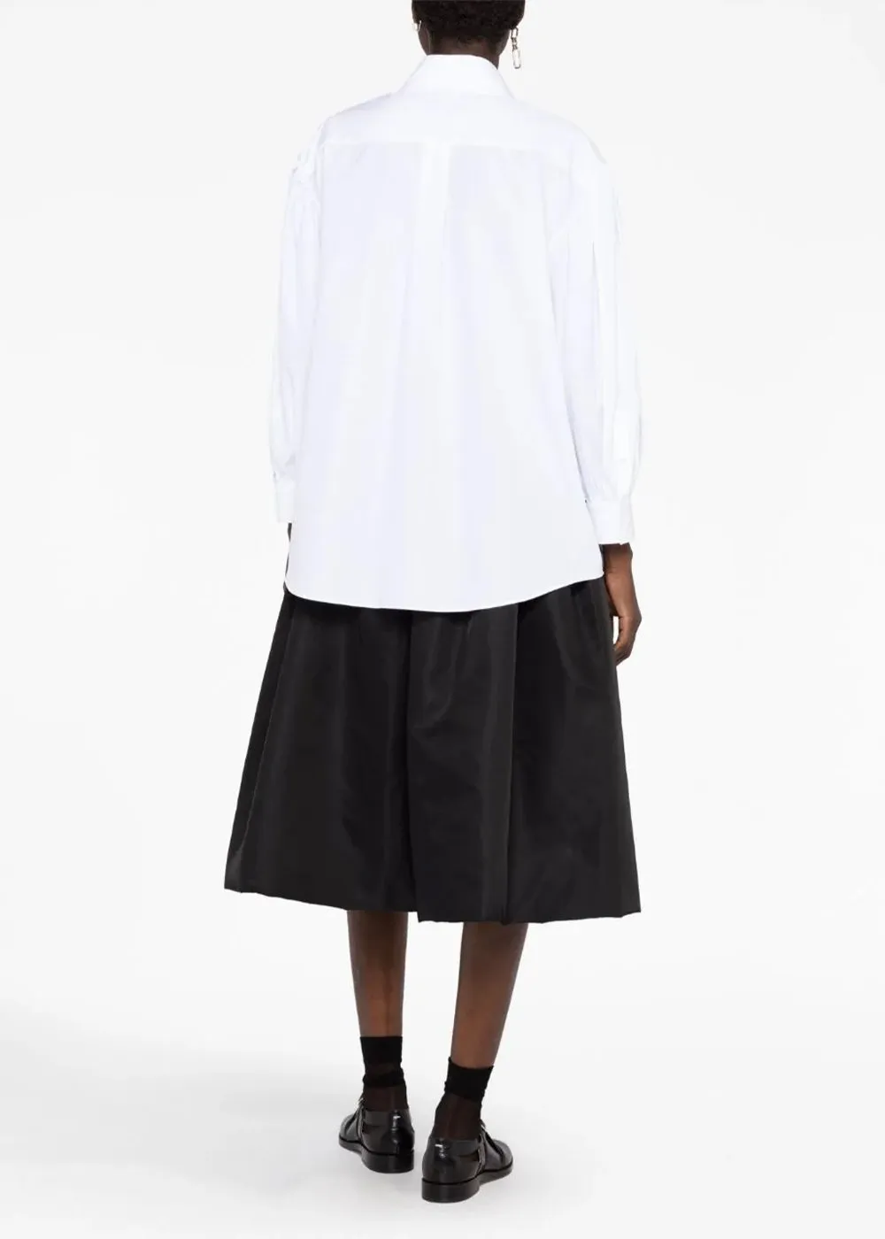 5191B 1025 CLASSIC PUFF SLEEVE SHIRT W/ EMBL
