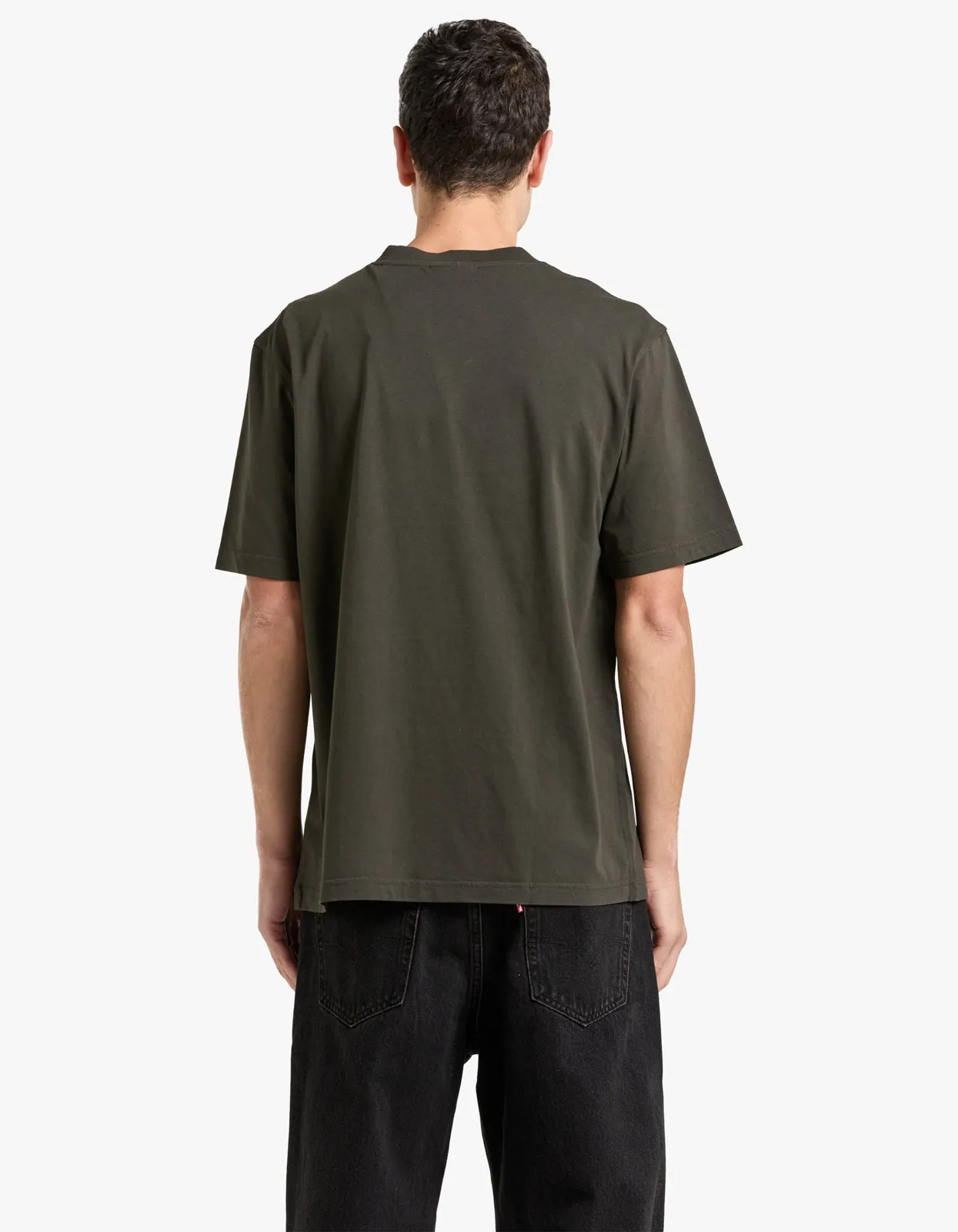 Adam Embroidery T Shirt 3209 - Army 354