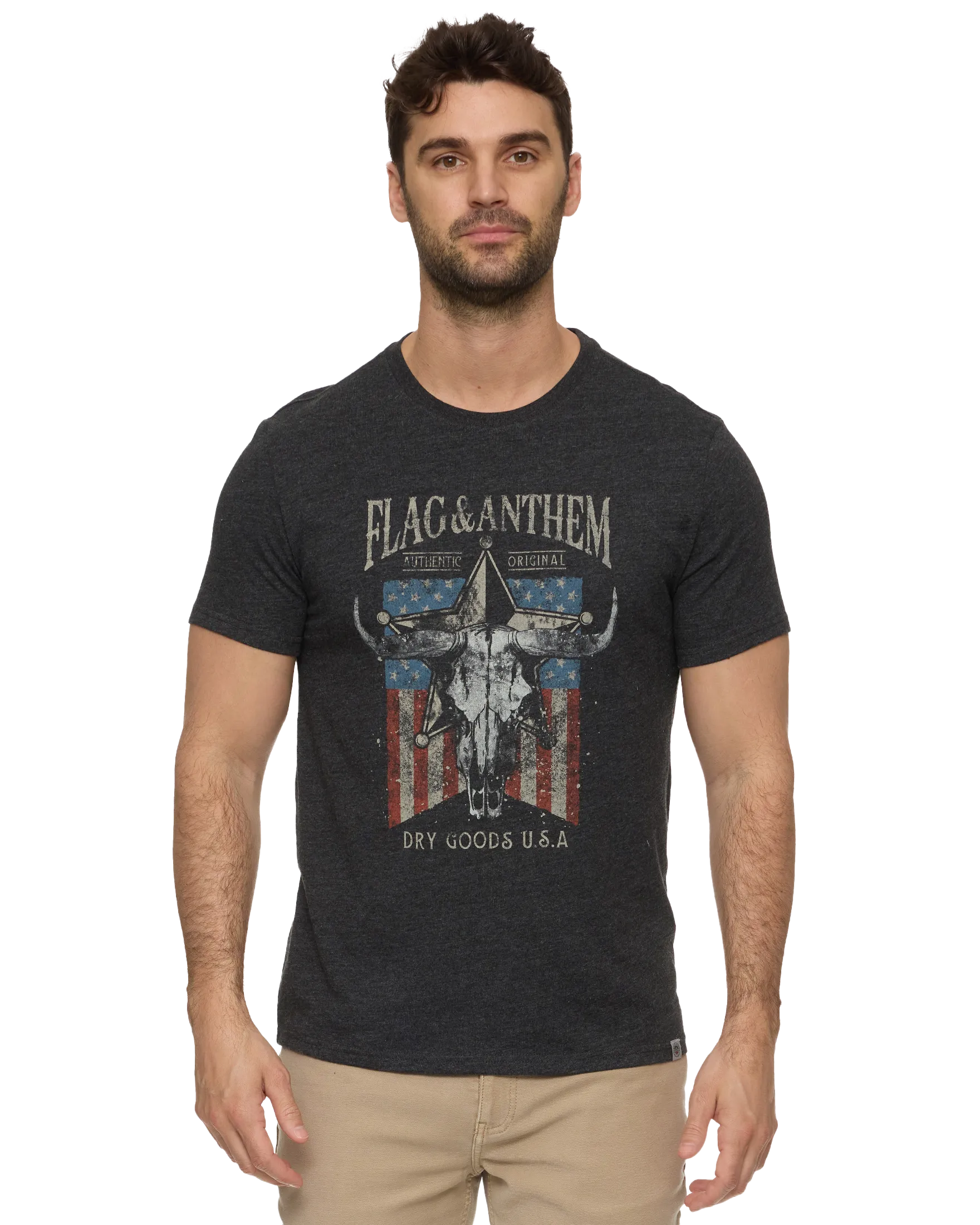 AMERICANA BULL SKULL TEE