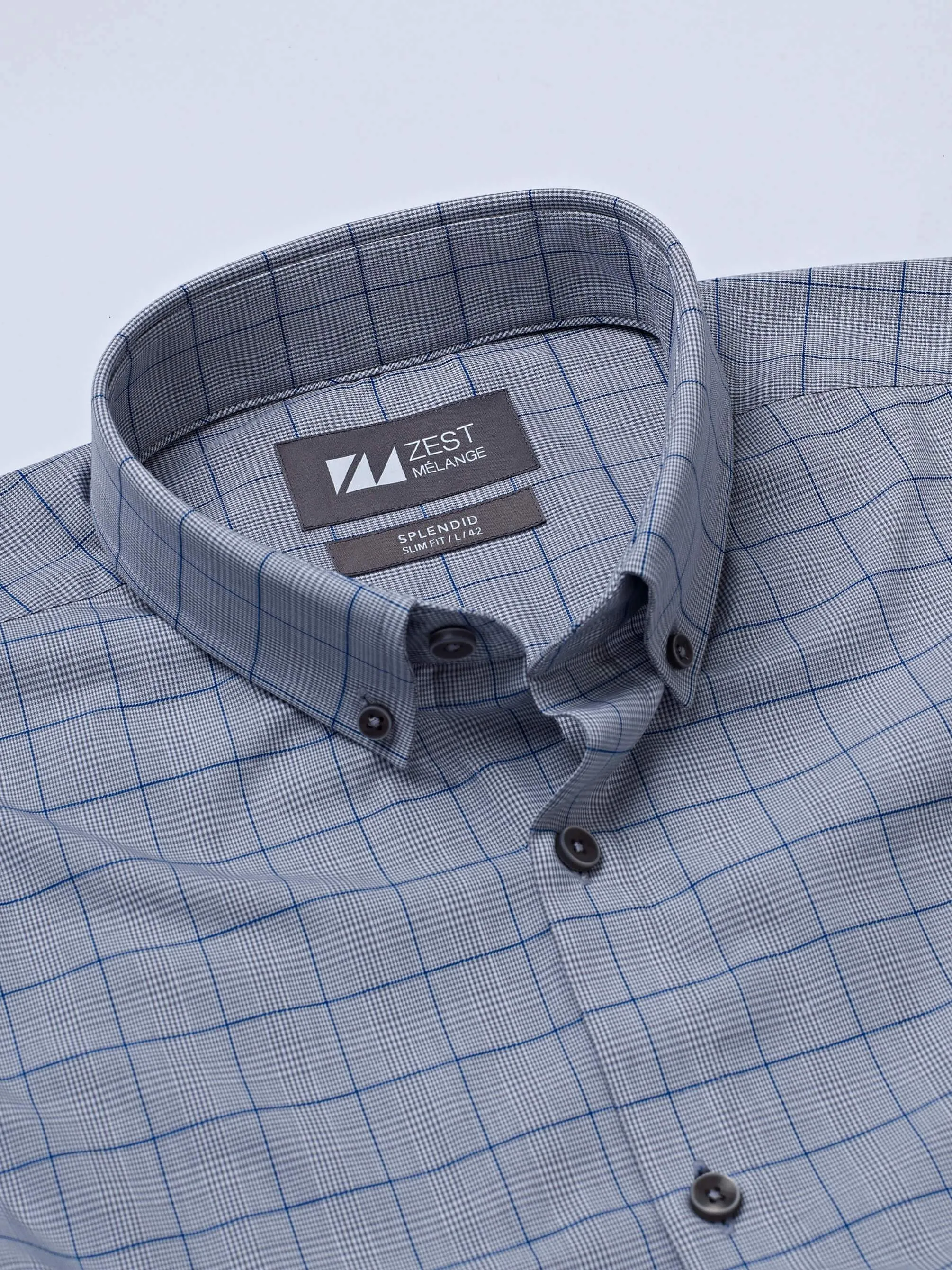 Classic Button Down Checks Shirt