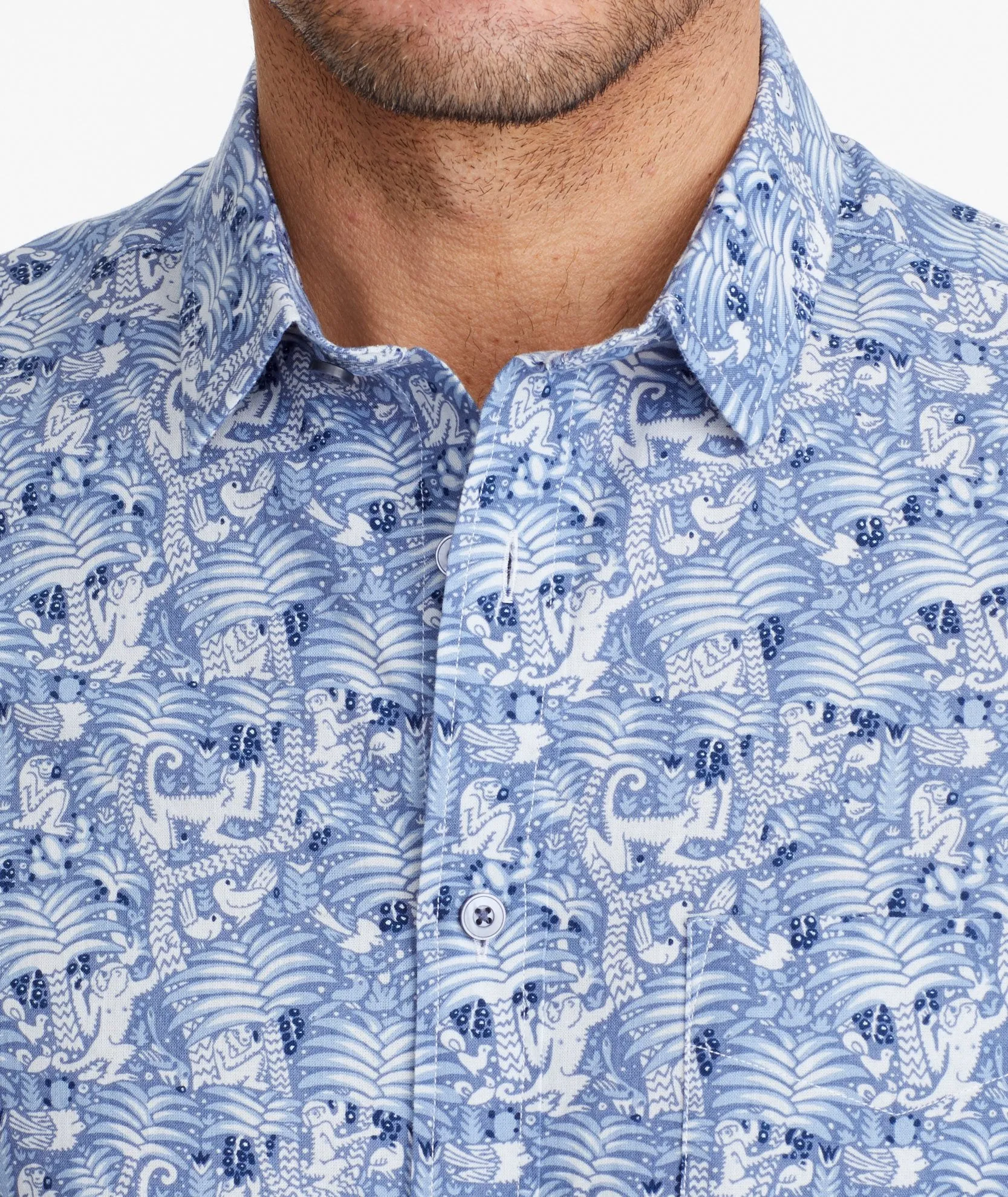 Classic Cotton Short-Sleeve Rajpal Shirt