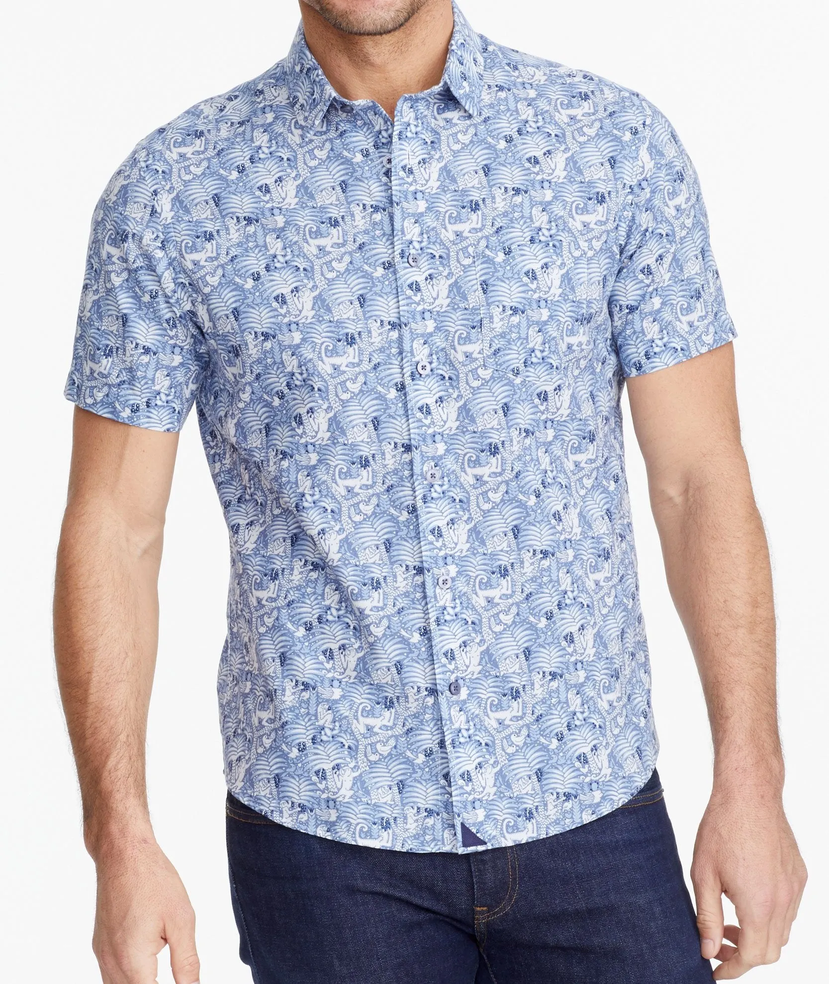 Classic Cotton Short-Sleeve Rajpal Shirt