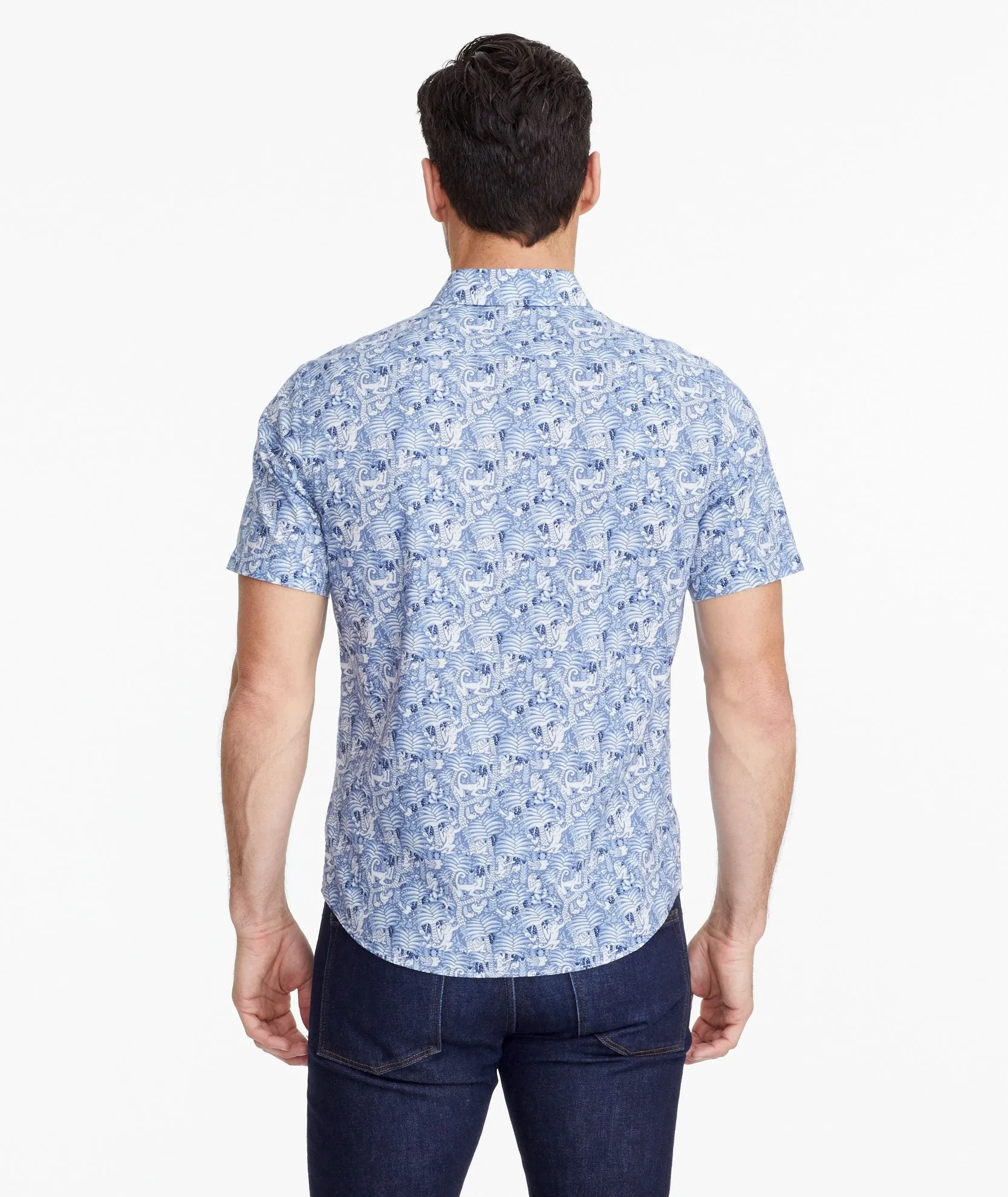 Classic Cotton Short-Sleeve Rajpal Shirt