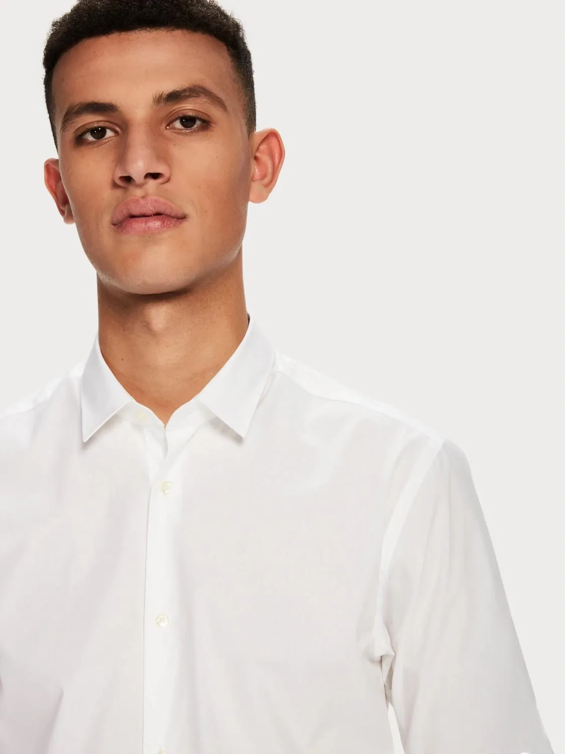 Classic Stretch Shirt (White)
