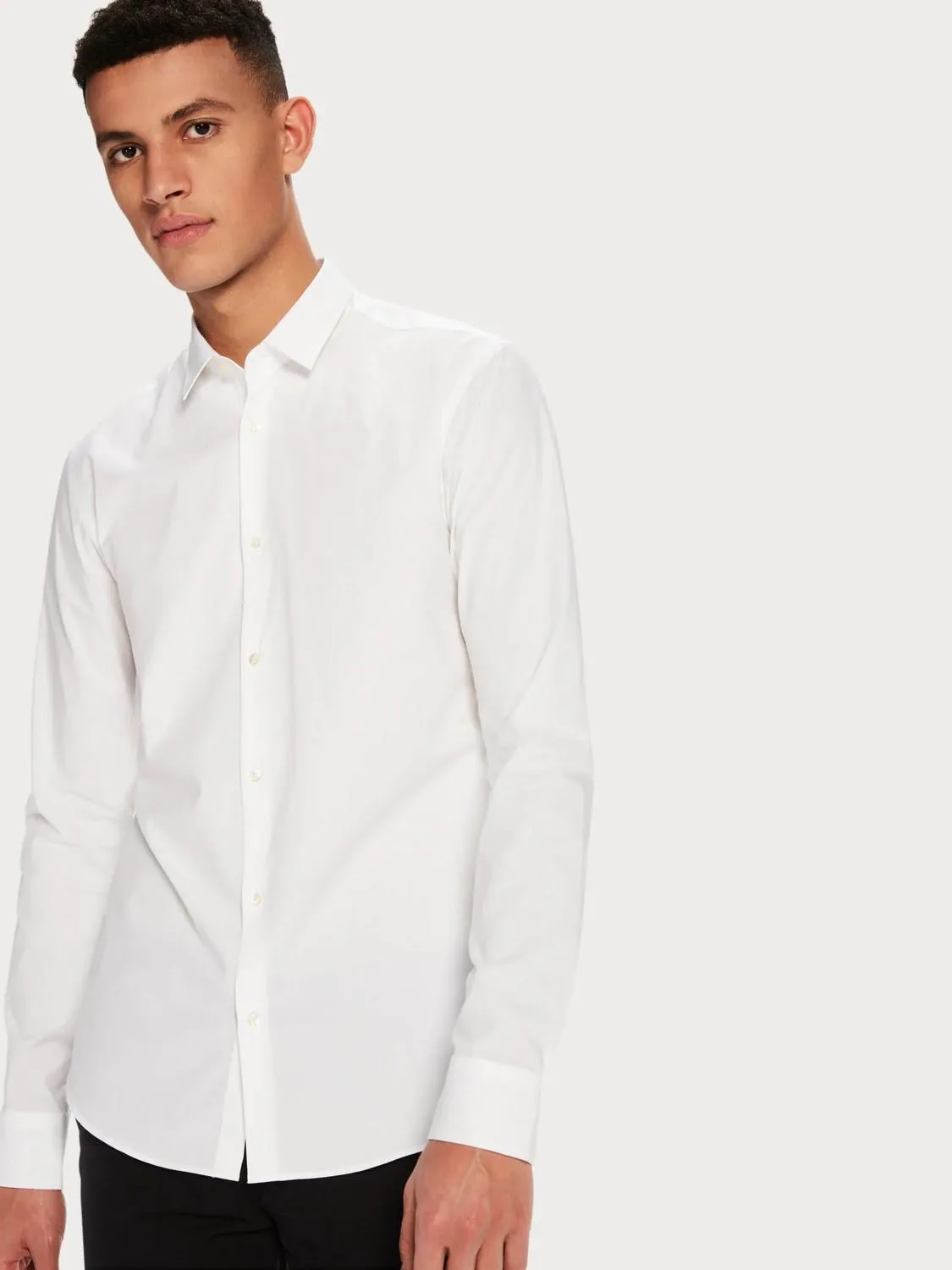 Classic Stretch Shirt (White)