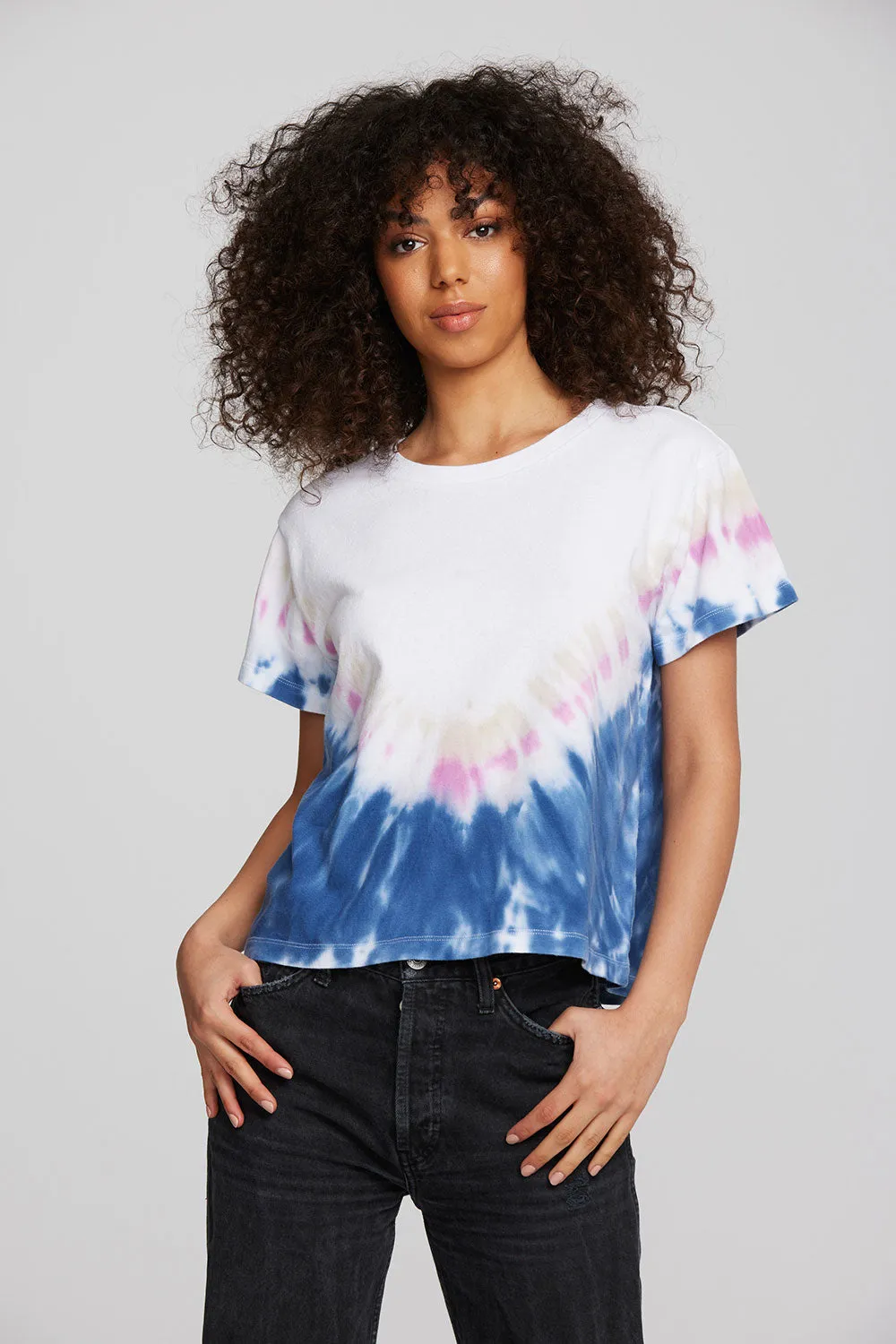 Coast Cotton Jersey Oversized Crew Neck Tee