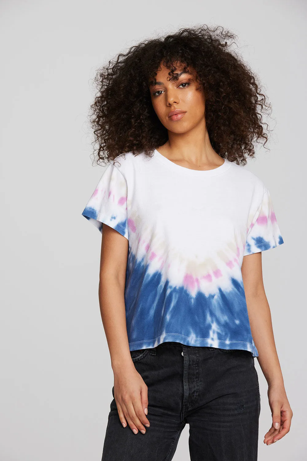 Coast Cotton Jersey Oversized Crew Neck Tee