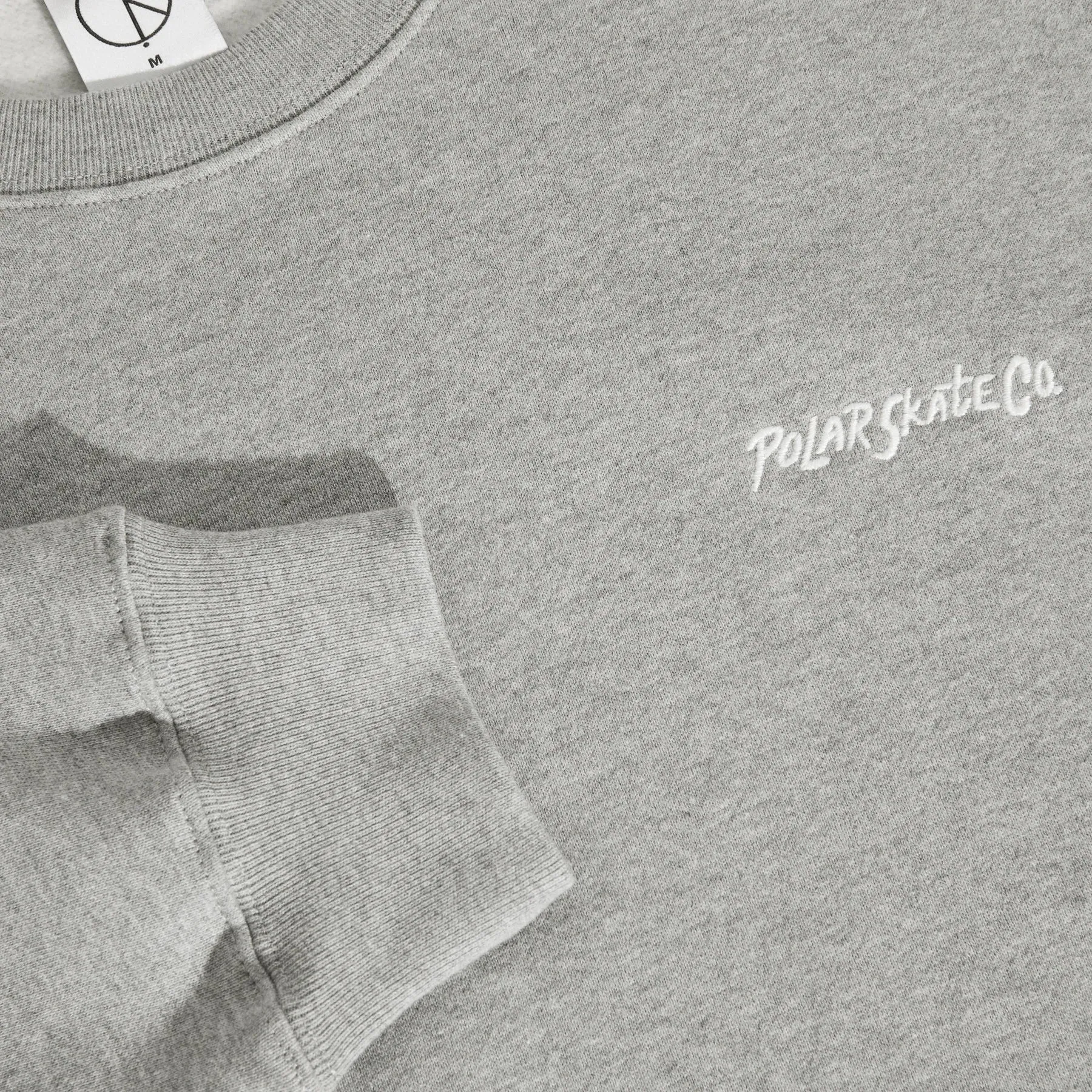 Dave Crewneck | Surf Logo | Heather Grey