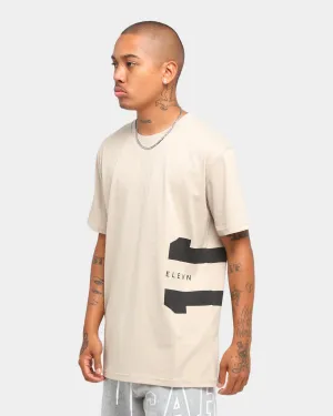 Elevn Clothing Co. Nonsense Short Sleeve T-Shirt Beige