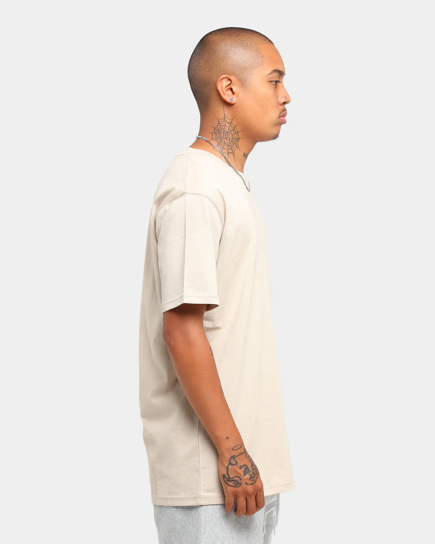 Elevn Clothing Co. Nonsense Short Sleeve T-Shirt Beige