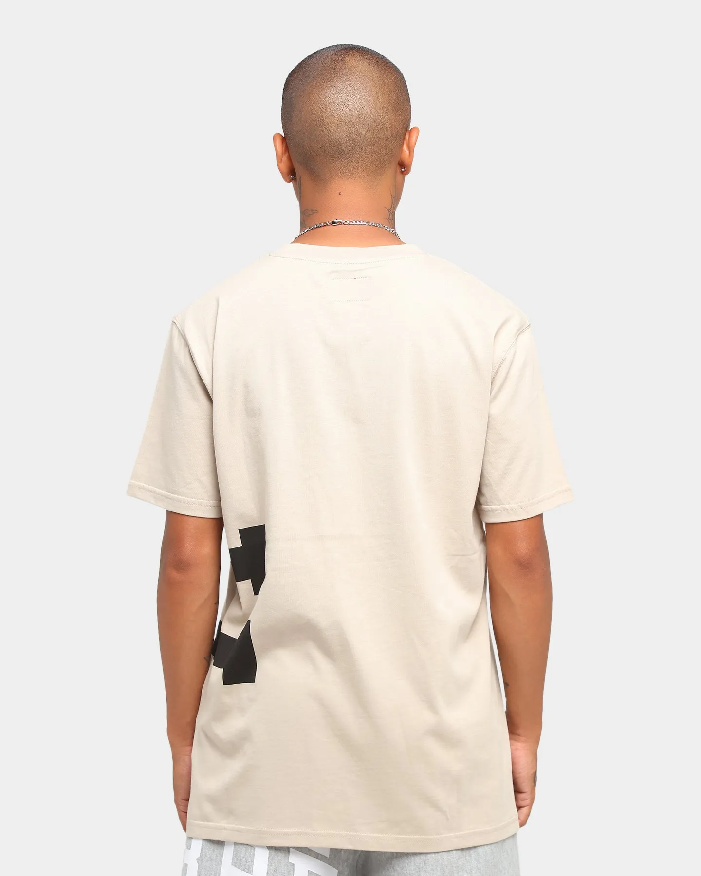 Elevn Clothing Co. Nonsense Short Sleeve T-Shirt Beige