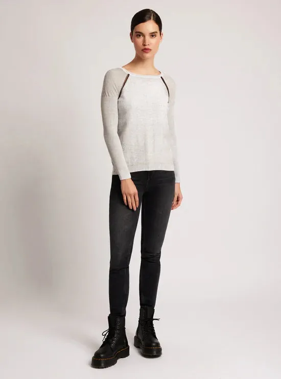 Huntress Mesh Boyfriend Sweater