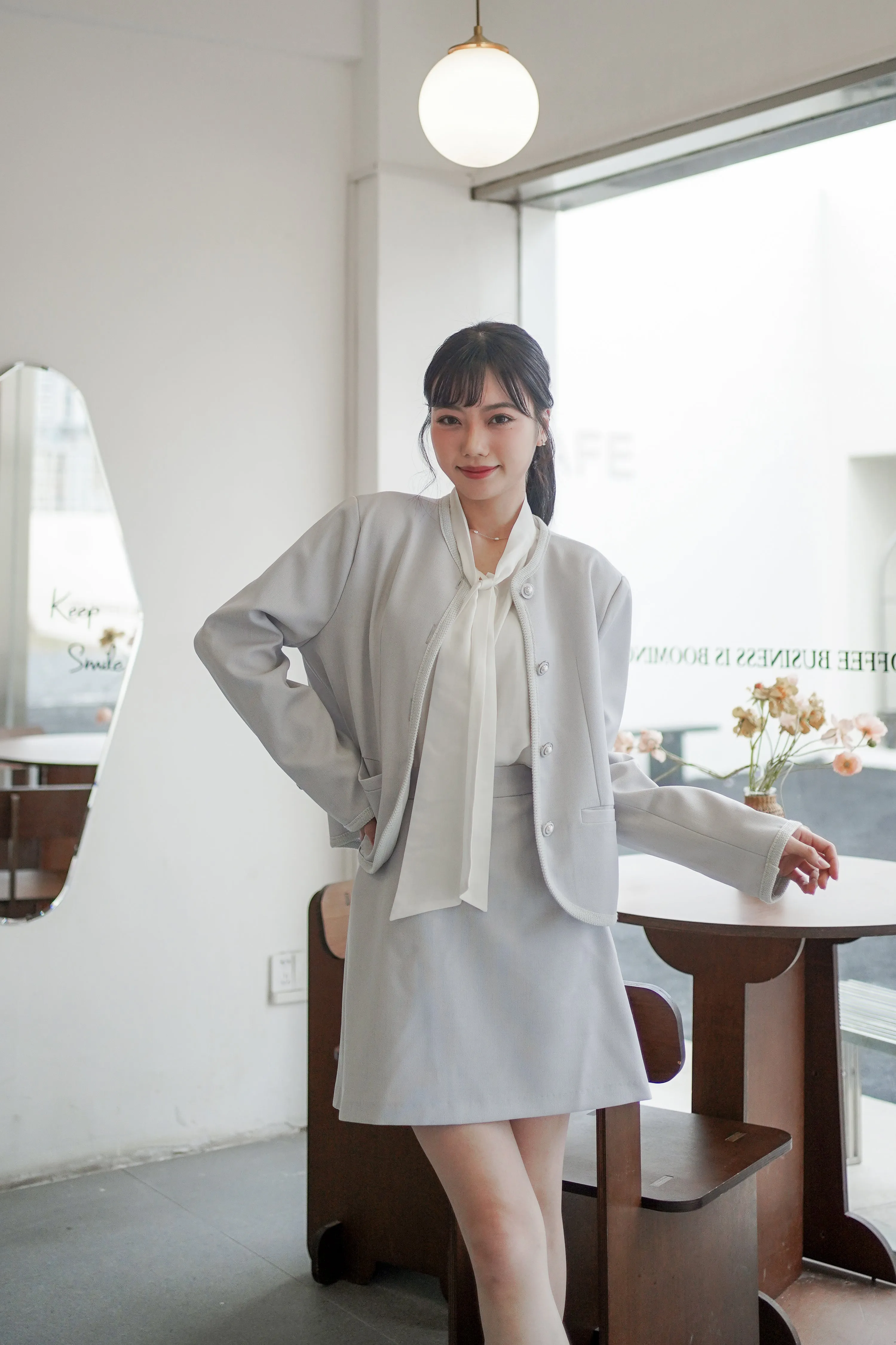 Lightweight Tweed Skirt