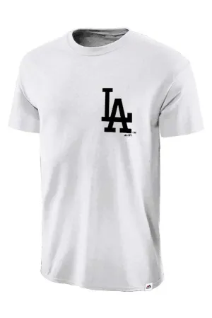 MAJESTIC ATHLETIC JEANER TEE LA - WHITE
