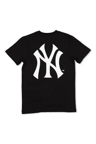 MAJESTIC ATHLETIC JEANER TEE "NY" - BLACK