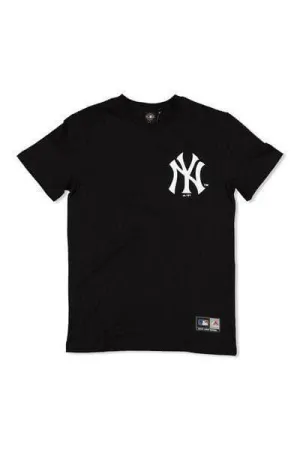 MAJESTIC ATHLETIC JEANER TEE "NY" - BLACK