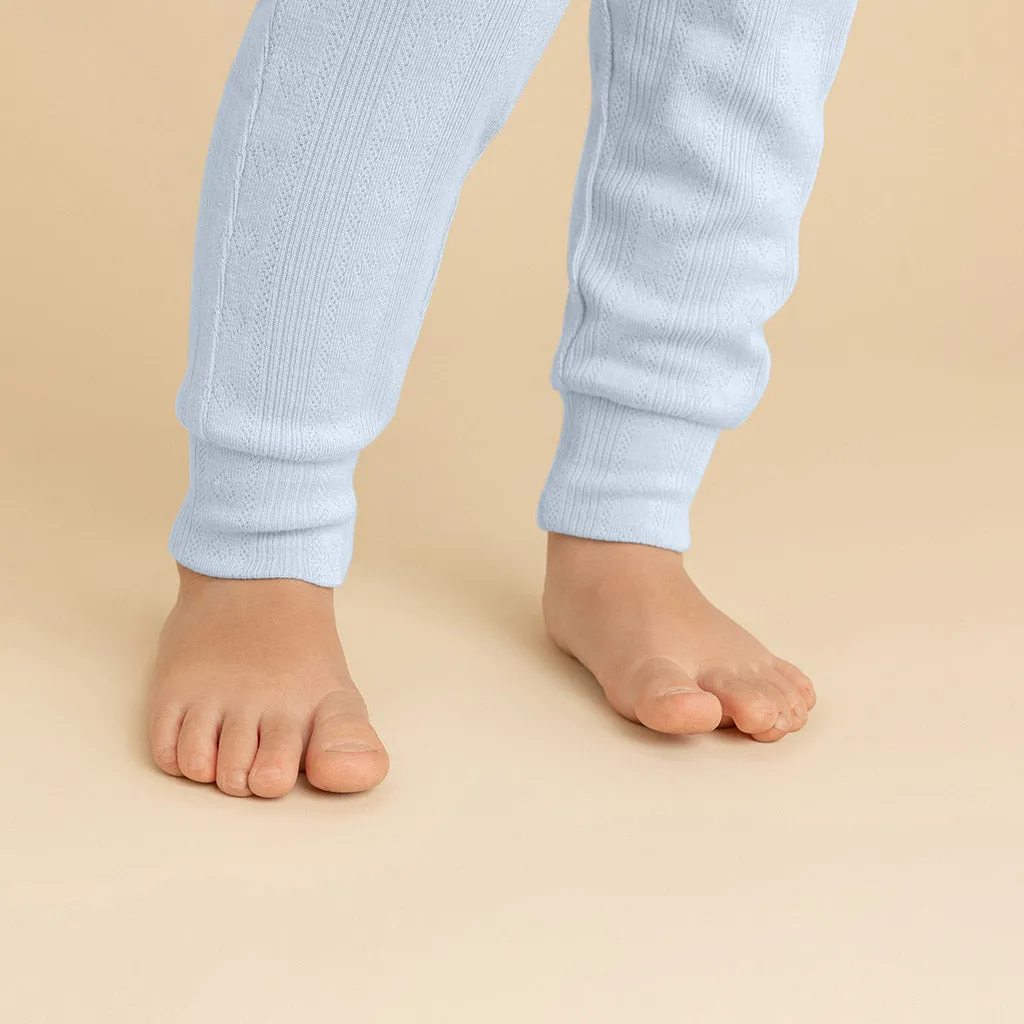 Periwinkle Pointelle Leggings