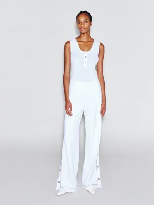 SCOOP NECK HENLEY TANK TOP