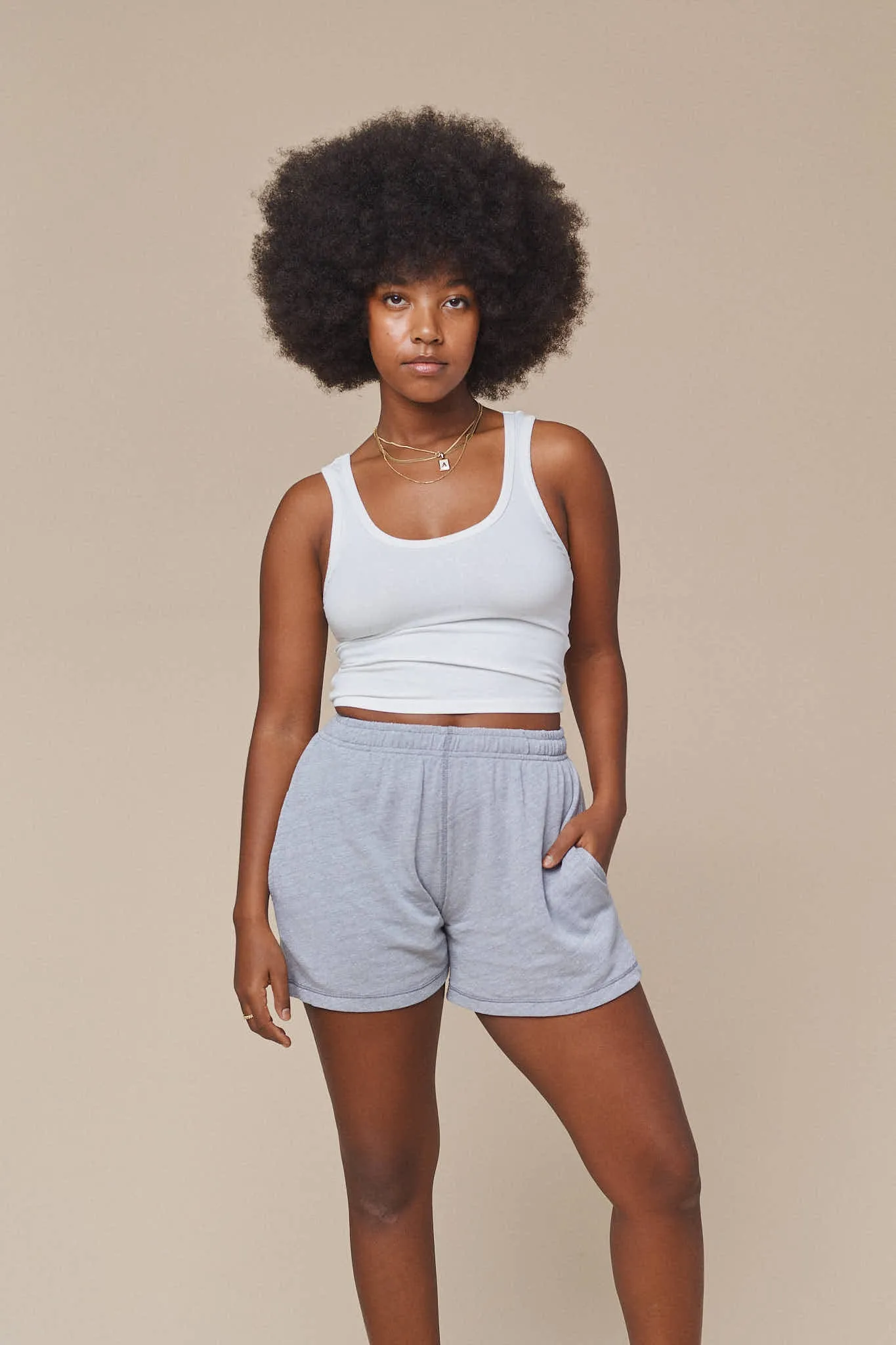SUN SHORT - ATHLETIC GREY