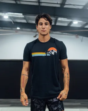 SUNSET NO-GI ATHLETIC T-SHIRT | BLACK