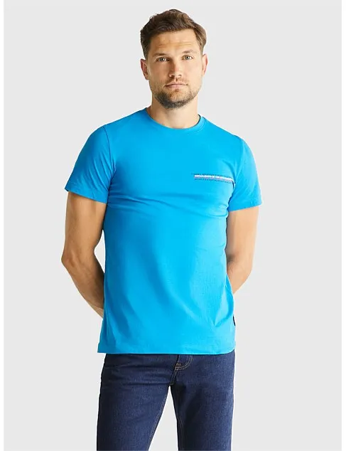 Tommy Hilfiger Small Chest Stripe Monotype Tee