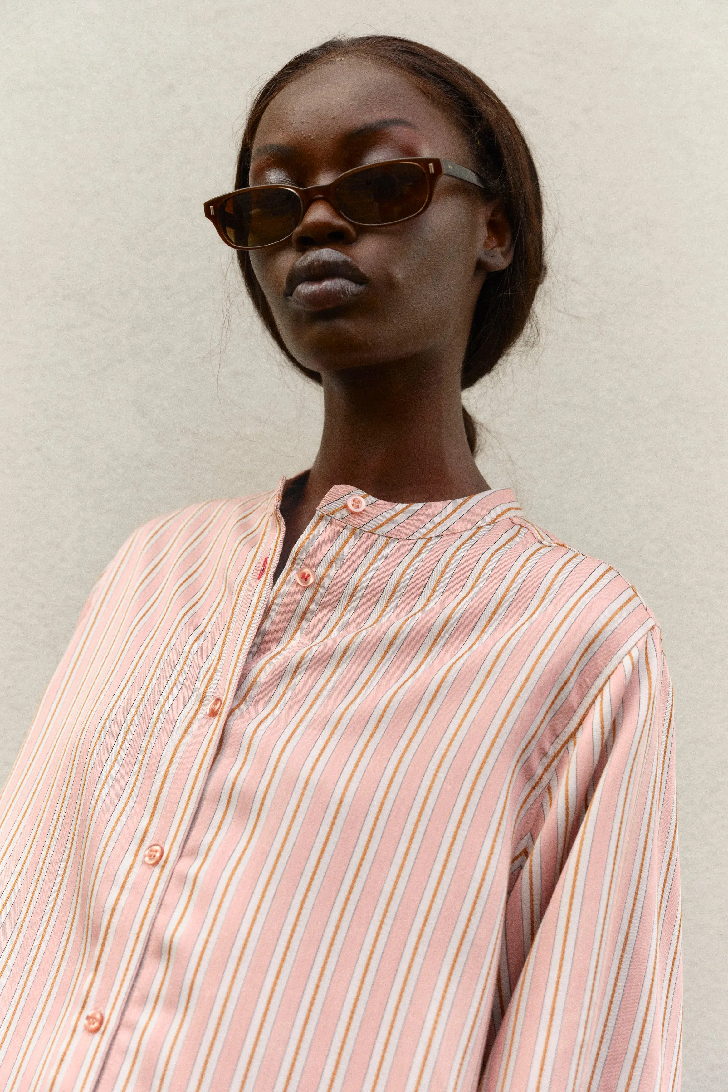 TRW-Houston Hepburn 3/4 Shirt - Dusty Rouge