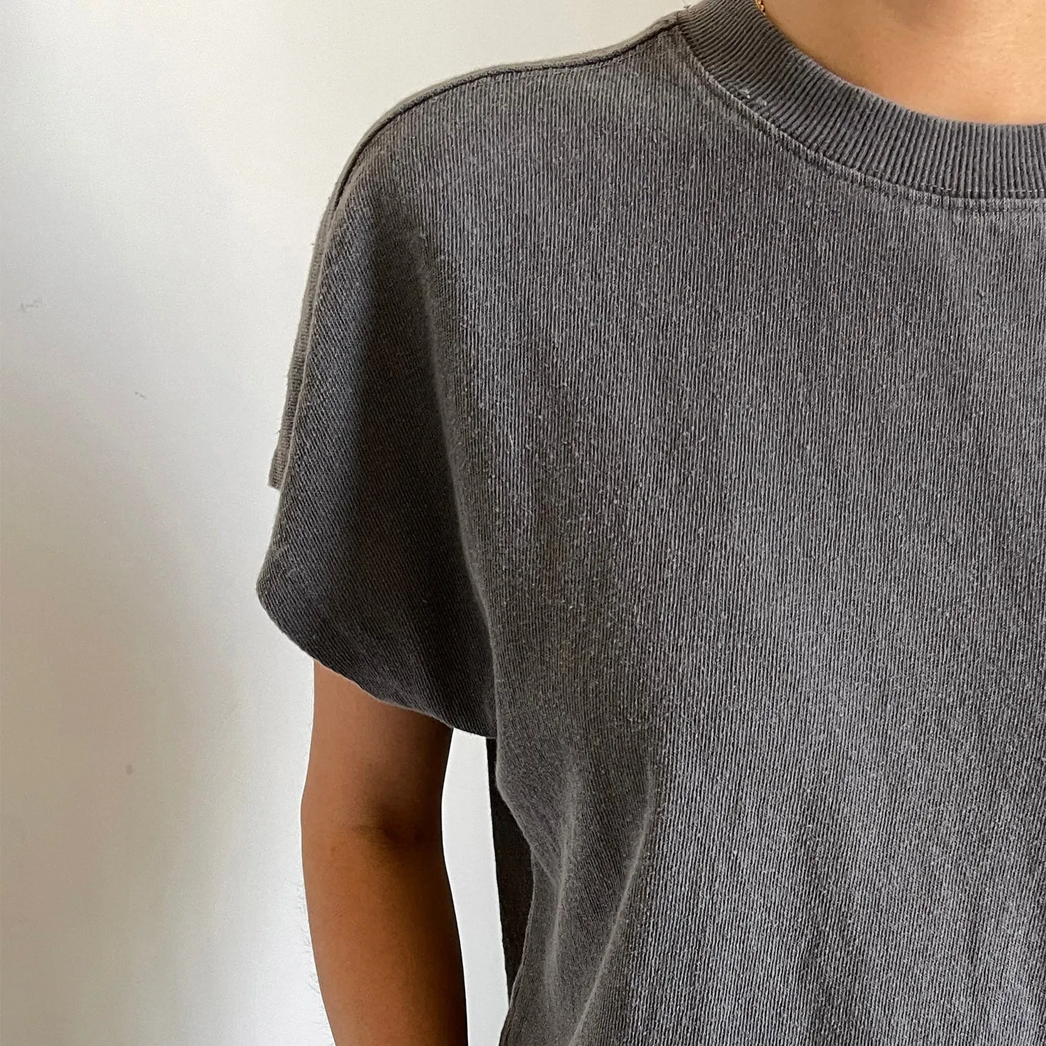 Womens Cotton Jeanne Tee - Coal