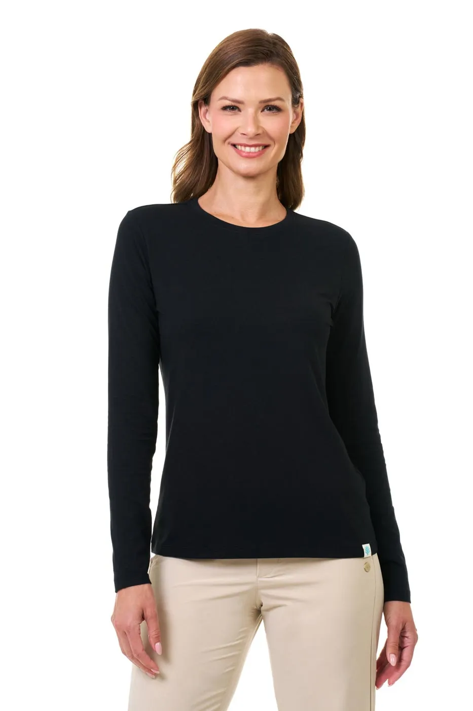 Women's Morada Everyday Long Sleeve T-Shirt | Black