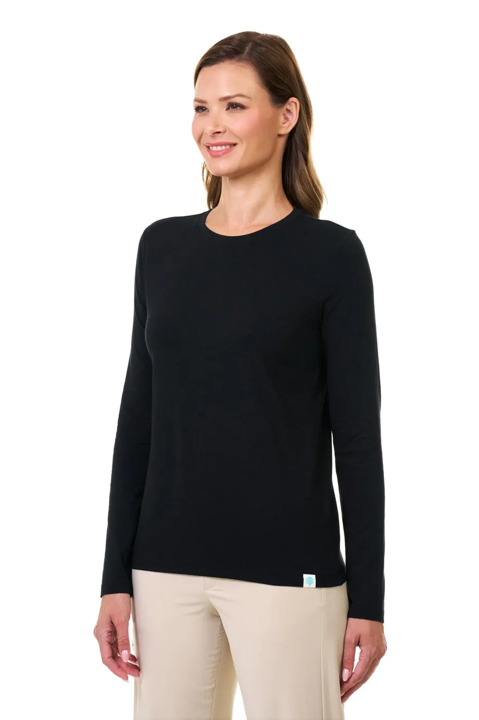 Women's Morada Everyday Long Sleeve T-Shirt | Black